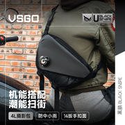 VSGO微高 黑鹞摄影包 单反相机包便携 适用佳能r50索尼 微单女斜挎富士 拍立得 尼康单肩包男斜挎包