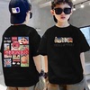 佛山童装男童短袖T恤夏季韩版卡通蜡笔小新宽松半3四6八15岁