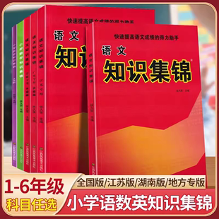 小学语文知识集锦通用部编版小学生语文数学英语重点核心基础知识大全人教版一二三四五5六6年级小学升初中语文资料总复习资料