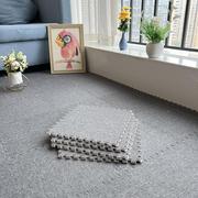 四季棉麻泡沫地垫加厚拼接地板儿童拼图地垫卧室拼接地毯定制