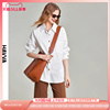 havva2024春季衬衫女设计感长袖上衣，气质宽松白色衬衣c76750