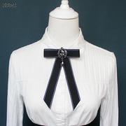 小额领花女jk制服，领结百搭黑白飘带蝴蝶结，领带多种规格