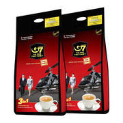 越南版进口g7咖啡，1600g*2袋中原g7三合一速溶咖啡粉特浓100条