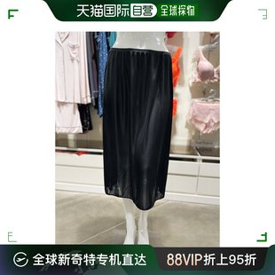 韩国直邮barbarabarbara基本6分裙子，半长裙(ahs4370l)(黑色)