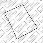 适用苹果iPad2密封圈带胶 A1395防尘中框支架A1396触摸屏塑料边框