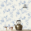 魔度法式墙布欧美新中式青花瓷，背景无缝全屋壁布，美式田园墙纸壁纸