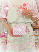 shishihshop西西商店原创插画设计芭蕾3寸相册卡包珍珠信封包包