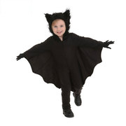 化妆儿童蝙蝠装cosplay舞会服宝宝装黑色可爱跨境衣服南瓜万圣节