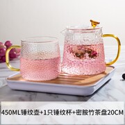 水果茶壶套装家用煮茶炉，养生花茶壶玻璃，小茶杯英式下午茶茶具套装