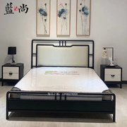 新中式实木双人床1.8米1.5现代中式简约家用卧室酒店会所家具定制