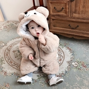 宝宝棉袄加厚小婴儿棉衣男0一周岁半1-2秋冬装儿童棉服女冬季外套