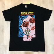 Iggy Pop伊基·波普短袖T恤男朋克风教父Stooges乐队潮牌印花半袖