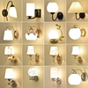 壁灯床头灯卧室现代简约北欧创意美式客厅过道灯宾馆led墙壁灯具