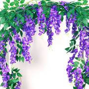 仿真紫藤花豆花串塑料绢花吊顶缠绕墙面婚庆装饰藤蔓植物假花藤条