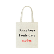 一布 sorry boys l only date modes 原创ins趣味定制帆布包