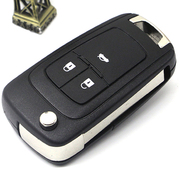 适用于雪佛兰科鲁兹遥控器钥匙壳，克鲁兹汽车遥控折叠钥匙替换外壳