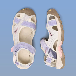悍途夏季运动包头凉鞋，女2024孕妇，防滑户外涉水沙滩洞洞鞋女款