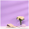 紫色墙纸自粘卧室温馨女孩，宿舍卧室装饰书桌面柜子翻新贴纸壁纸