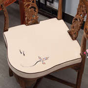 新中式三角椅垫情人椅，弧形垫子菱形茶椅子垫子，坐垫凳子卡口海绵垫