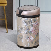 防臭欧式自动感应智能电动垃圾桶带盖家用客厅免脚踏大垃圾桶