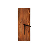 复古实木长方形挂钟北欧个性装饰时钟表极简艺术挂表客厅超静音钟