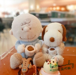 日本 Snoopy史努比 查理布朗 可爱毛绒公仔布娃娃玩偶