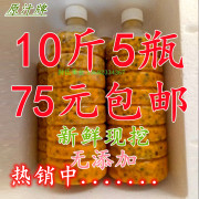 广西新鲜水果冷冻百香果果酱百香果汁百香果肉原浆奶茶店10斤