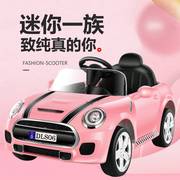 儿童电动汽车四轮可坐人宝宝，遥控mini玩具车，小孩摇摆童车