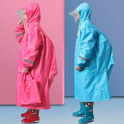 儿童雨衣男女童中学生连体，全身防水加厚带书包，位雨披牛津布