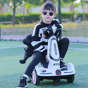 网红儿童电动车宝宝遥控漂移车可坐小孩玩具，车婴幼充电平衡车