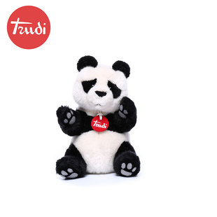 意大利trudi 熊猫毛绒玩具熊猫公仔可爱毛绒玩偶生日礼物娃娃