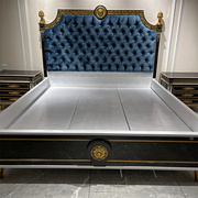 卡斯帕尼法奢豪华别墅主卧婚床1.8米双人床2米大床法式大宅实木床