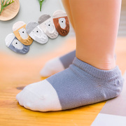 儿童袜子春秋款男童女童棉袜婴儿宝宝童袜新生儿秋季防滑地板袜