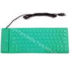 85键109键防水防尘软键盘usb硅胶键盘便携静音有线键盘定制