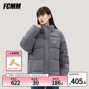 fcmm棉服秋冬加厚经典保暖面包服男女，款休闲百搭短款情侣棉袄外套