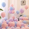 马卡龙气球生日装饰儿童彩色无毒加厚粉色多款彩色系列场景布置