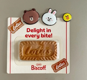 lotus焦糖饼干冰箱贴比利时饼干，周边磁贴冰箱，贴创意个性磁吸贴