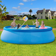 户外大型支架水池游泳池成人充气儿童，洗澡家用圆形戏水池移动