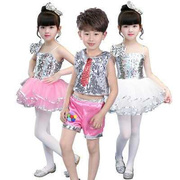 六一儿童节表演服女童，蓬蓬纱裙幼儿园小班，演出服亮片爵士舞蹈服装