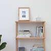 日式橡木实木置物架窄落地书架，夹缝儿童木质，简易书柜极窄定制