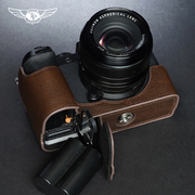 TP原创真皮富士XS20皮套相机包xs20保护套相机套手柄牛皮配件