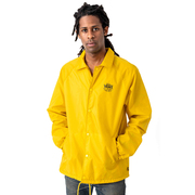VANS外套 美式潮牌棒球服 经典薄款嘻哈男女情侣黄色范斯教练夹克