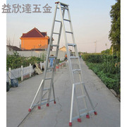促铝合金梯家用梯折叠梯工程梯铝合金梯子伸缩梯可加厚2米升4米品