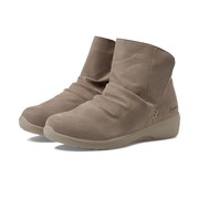 Skechers/斯凯奇女靴中筒短靴坡跟厚底防水防污时装靴春秋9900491