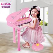 1504a儿童电子琴带麦克风早教，乐器钢琴音乐女孩玩具