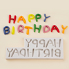 生日快乐happybirthday英文，中文字母蛋糕装饰巧克力，翻糖硅胶模具