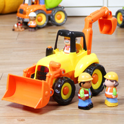 KDT儿童工程车挖掘机翻斗车搅拌车男孩玩具车宝宝耐摔小汽车2-6岁