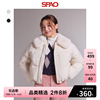 spao韩国同款春季女士翻领，短款厚棉服外套spjpd4vg02