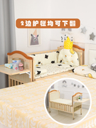 婴儿床电动摇篮床实木无漆自动摇晃宝宝床多功能新生儿床拼接大床