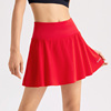 网红运动短裙女夏季专业晨跑步瑜伽遮臀裙假两件防走光健身网球裙